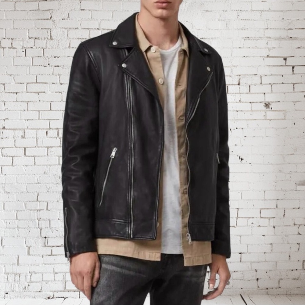 All Saints Tyson Leather Moto Jacket